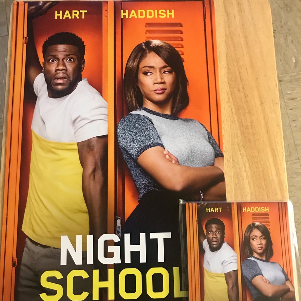 Night school poster & memo pad